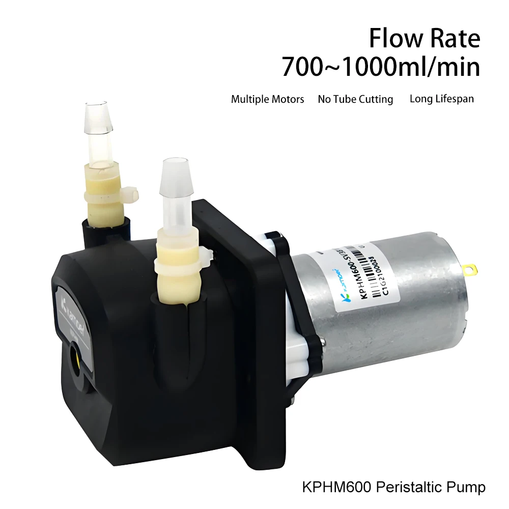 12V/24V Motor Peristaltic Pump Self-priming Pumps High Flow Suction Pump Water Quality Testing Pump Head Laboratory Pump