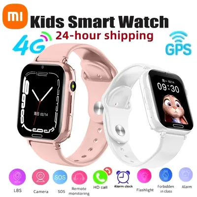2025 New LT38 Children's Smart Watch 4G WiFi Video Call SOS Kids Watch GPS Tracker APP Download Kids SmartWatch Boys Girls Gifts