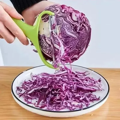 Stainless Steel Fruit Peeler Peeler Knife Cutter New Green Cabbage Peeler Handy Cabbage Graters Shredder Home Kitchen Tools