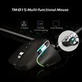 Mouse wireless wireless, 2,4 GHz, connessione a tre modalità cablata di tipo C, mouse verticale artificiale, mouse ottico ricaricabile