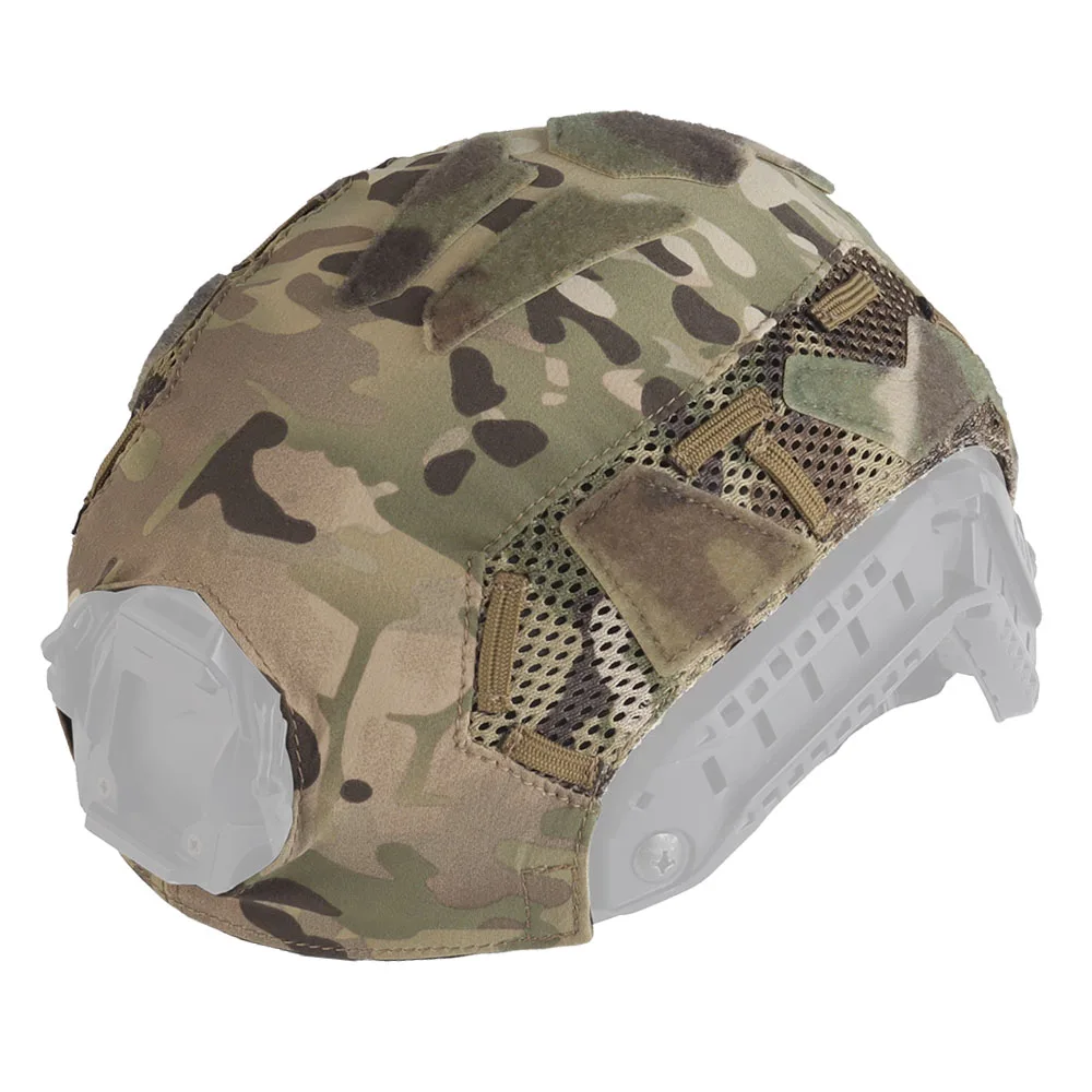 FAST SF Super High Cut Helm Abdeckung Atmungsaktive Magic Patch Mount Outdoor Jagd Schießen Airsoft Helm Abdeckung Schutz Ausrüstung Image