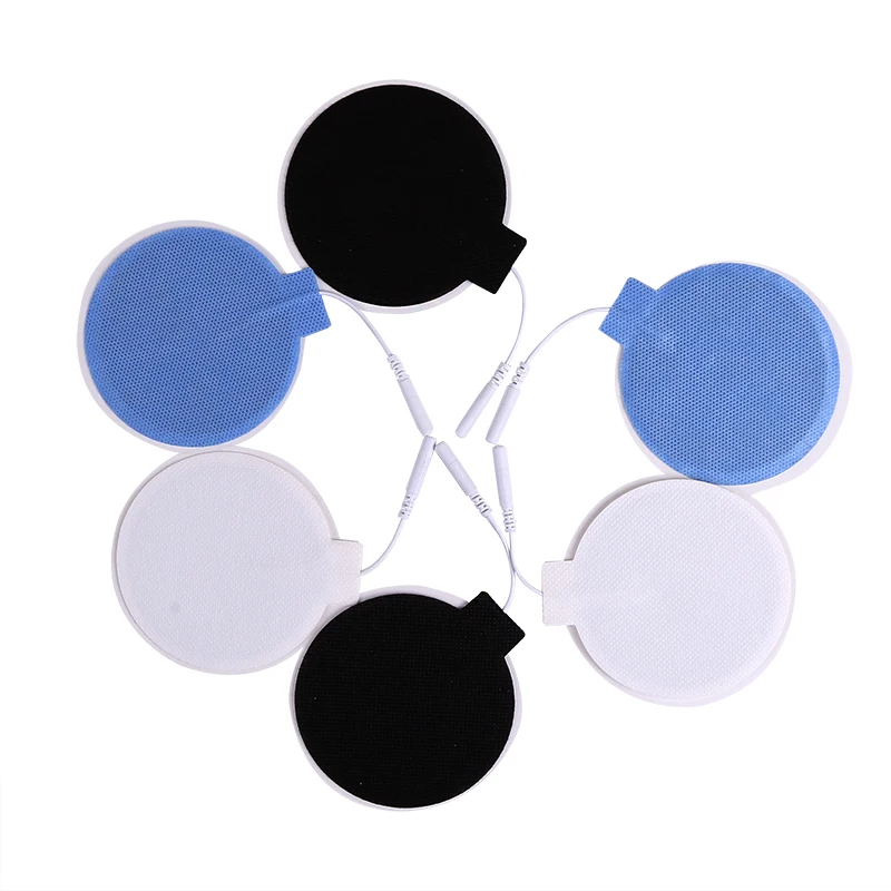 8,5 cm selbstklebende Gel-Elektrodenpads für TENS EMS-Massagegerät, wiederverwendbare Ersatz-Elektrodenpflaster Image