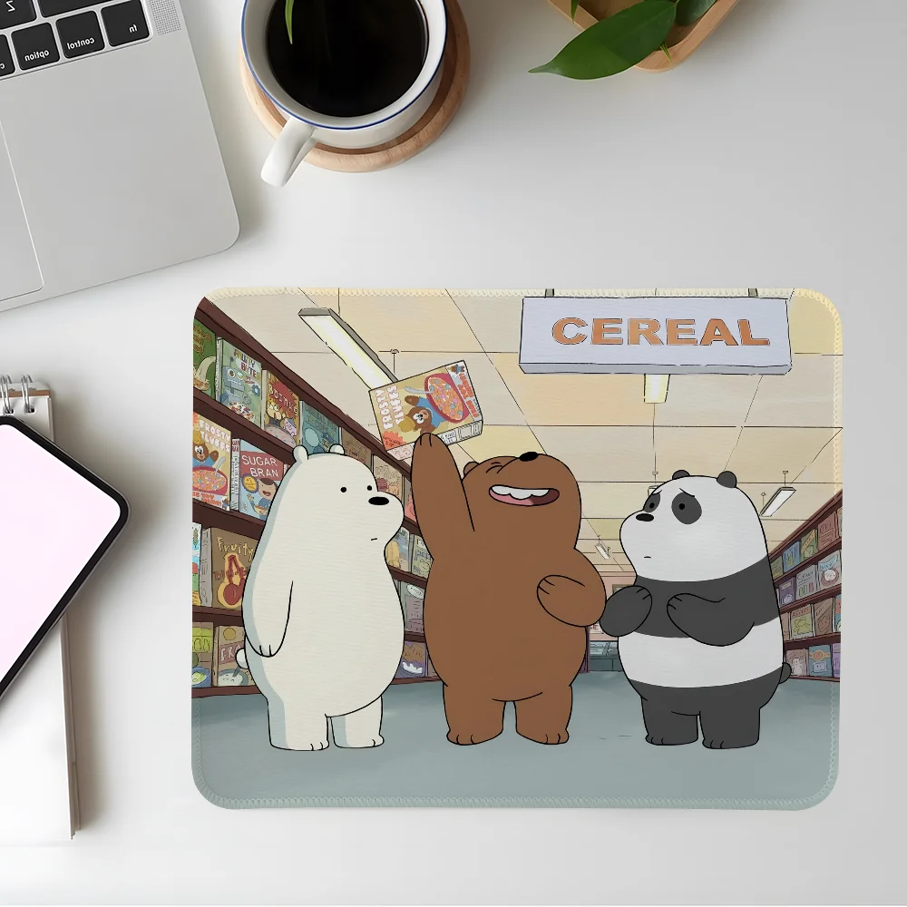 Cartoon Nette W-We B-Bare Bears Mauspad Gaming Esports Mousepad Laptop Computer Büro Schreibtisch Matte Gummi kleine Anti Slip Pad