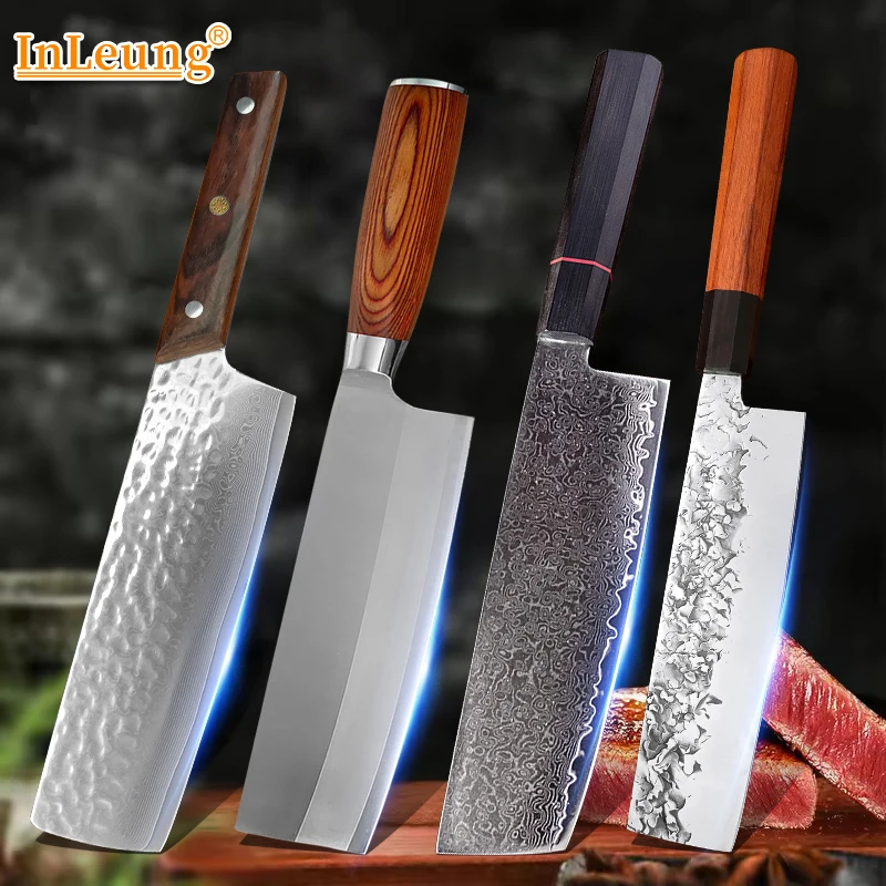 Mehrzweck Hackmesser Fleisch Utility Hackmesser Edelstahl Küchenmesser Handgeschmiedet Chef Schneiden Metzger Ausbeinmesser Image