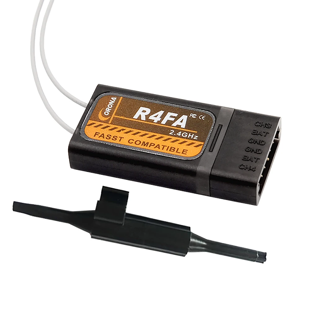 Corona R4FA 4CH 2,4 GHz FUTABA FASST Empfänger für 10C 12FG 14SG 16SZ 18SZ Image