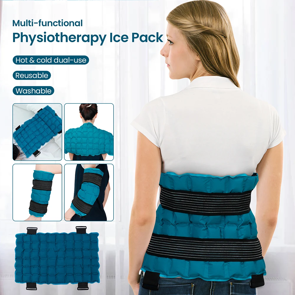 2-IN-1 Ice & Hot Compress Pad 58*35cm Multifunktionales Eiskühlpaket Heatng Compress Pad Wiederverwendbare Körperkühlermatte Wasserdicht
