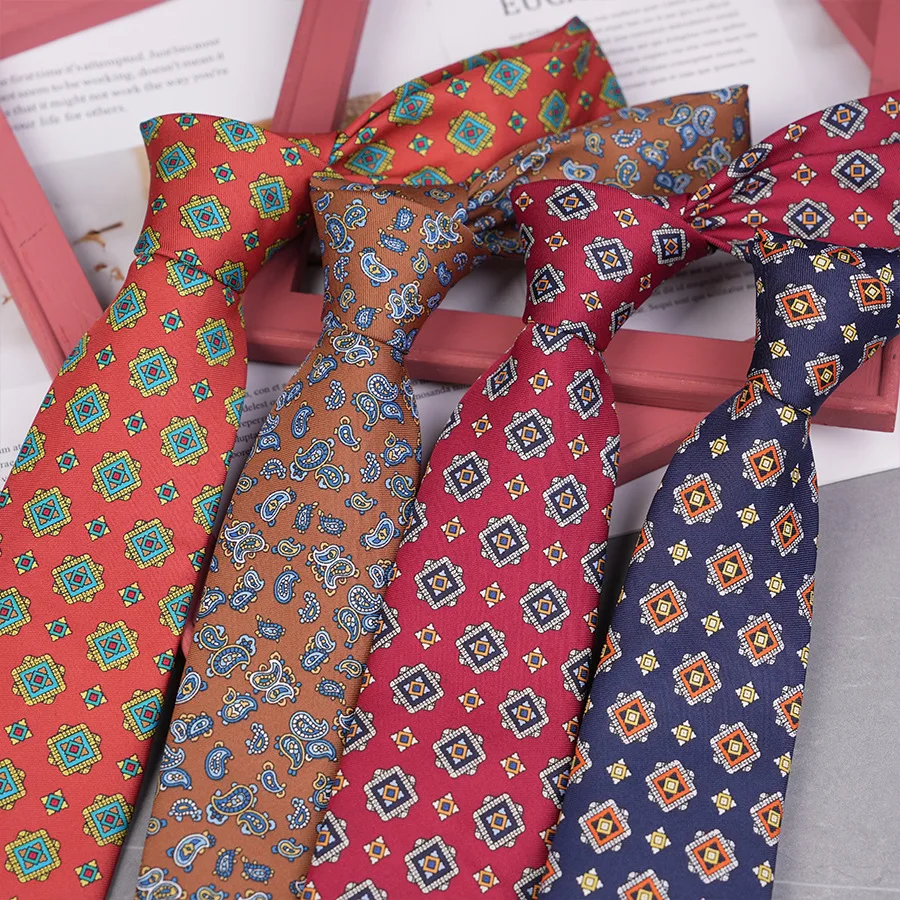 Neue männer Weiche 8CM Seide Krawatte Kreative Graffiti Mathematik Früchte Tier Druck Krawatte Täglichen Verschleiß Krawatte Hochzeit business Party Geschenk Image