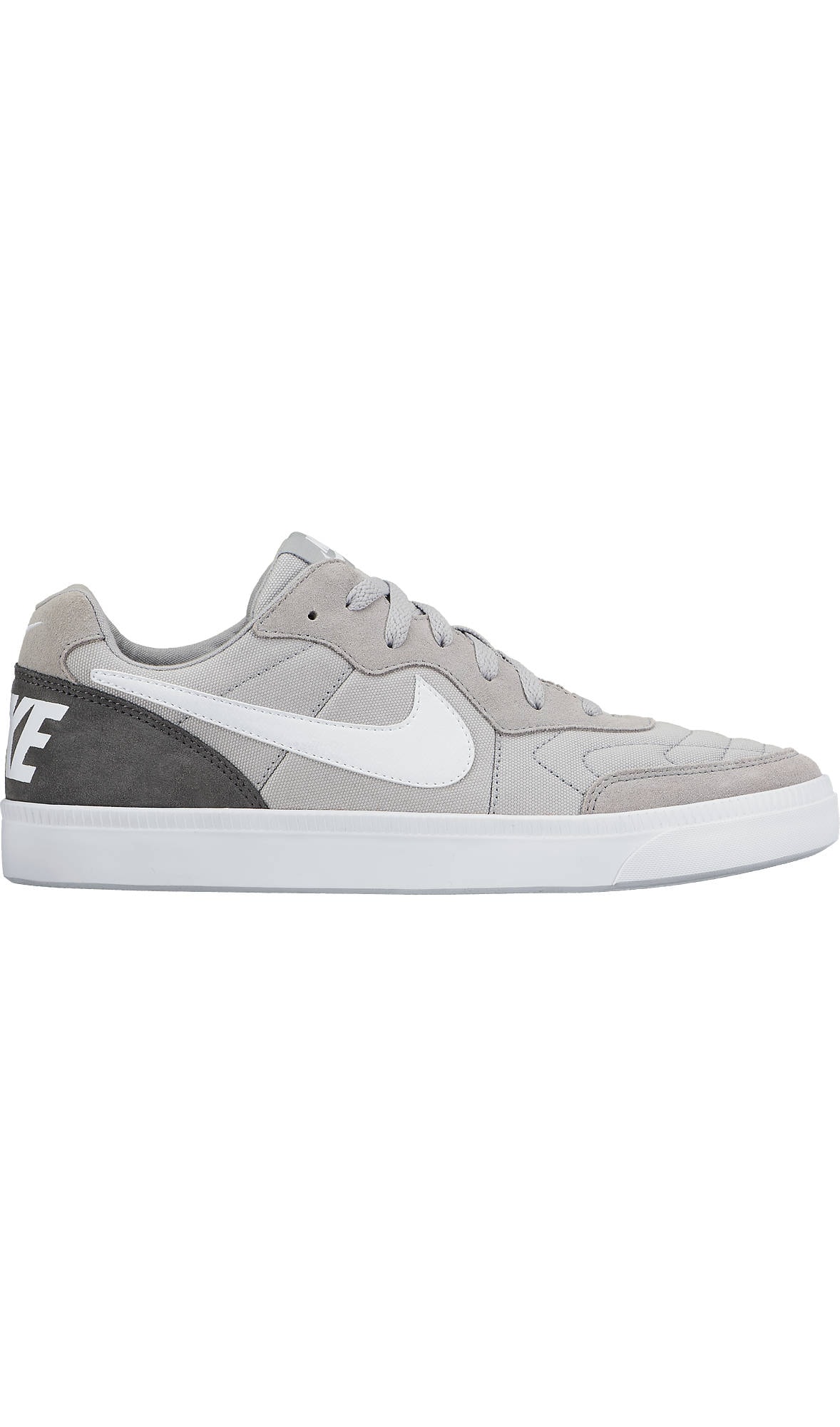 Sneaker NIKE SPORTSWEAR "NSW TIEMPO TRAINER", Herren, Gr. 42,5, wolf grau, weiß, dunkelgrau, Synthetik, Schuhe Sneaker
