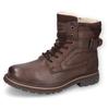 Winterboots DOCKERS BY GERLI, Herren, Gr. 40, braun, Nappaleder, casual, Schuhe, Stiefel, Boots mit Warmfutter