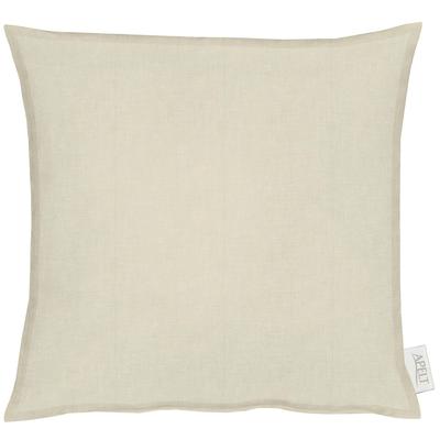 Dekokissen APELT "ALASKA" Gr. 1, beige (beige, unifarben), B:49cm L:49cm, Baumwolle, Polyester, Dekokissen_Sitzkissen_Kissenhüllen, Uni, Kissenhülle ohne Füllung, 1 Stück Image