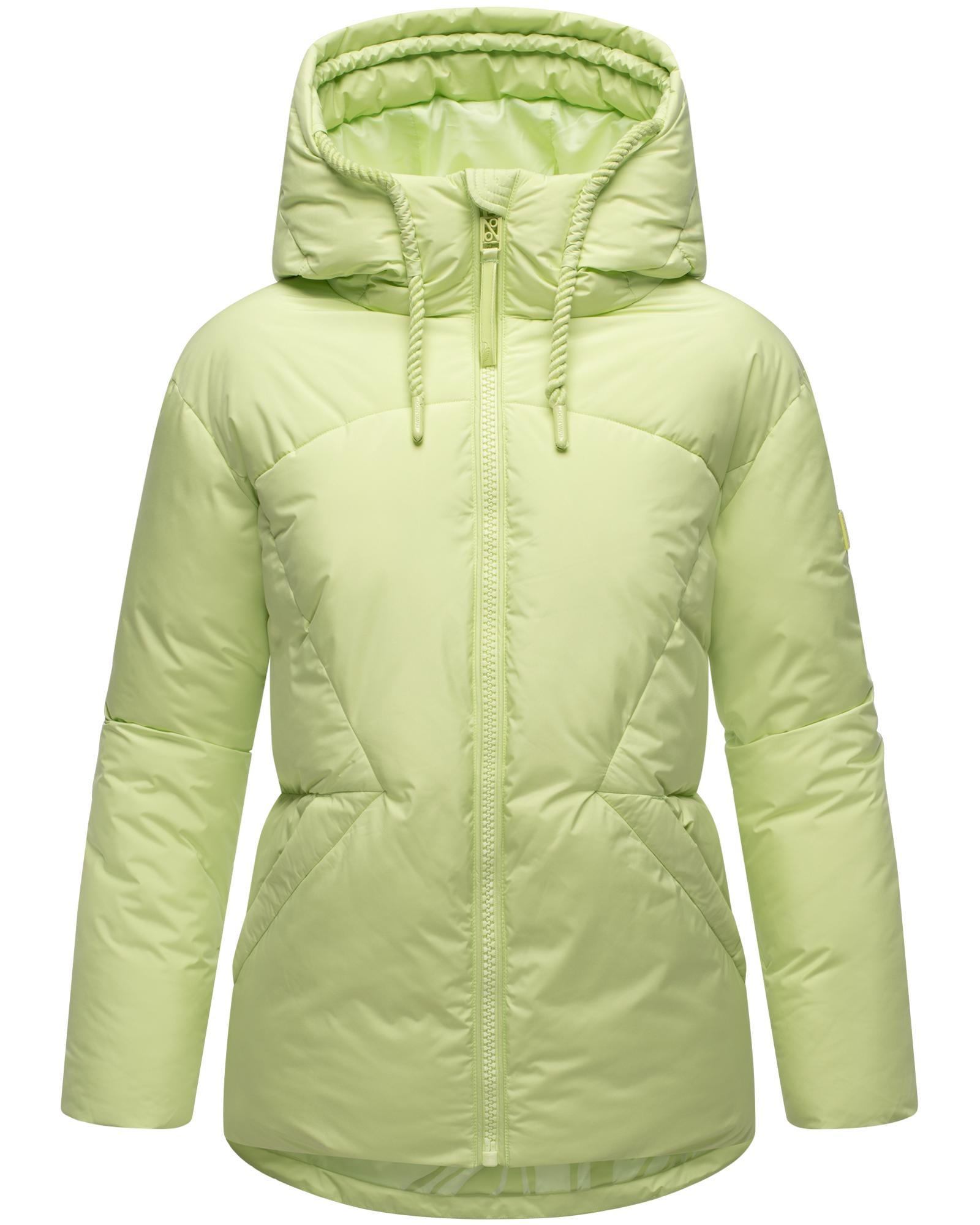 Steppjacke NAVAHOO "Pastellzauber 14", Damen, Gr. L (40), lime, Obermaterial: 100% Polyester, Innenfutter: 100% Polyester, Wattierung: 100% Polyester, Ärmelfutter: 100% Polyester, Basic, gerade hüftbedeckend, Rippstrickbündchen, Jacken, Winterjacke... Image