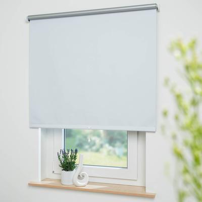 Springrollo LIEDECO "Thermo" Gr. 2, weiß (weiß, bitte auswählen), B:222cm H:180cm, Kunststoff, Metall, Polyester, Rollos, Rollowelle 36 mm, starke Feder Image