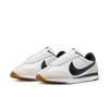 Sneaker NIKE SPORTSWEAR "Pacific", Gr. 39, weiß, schwarz, platinum tint, safety orange, Textil, Leder, sportlich, Schuhe