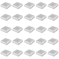 25x Pfostenkappe verzinkt 121 mm Pyramide Abdeckkappe für Pfosten 12 x 12 cm Image