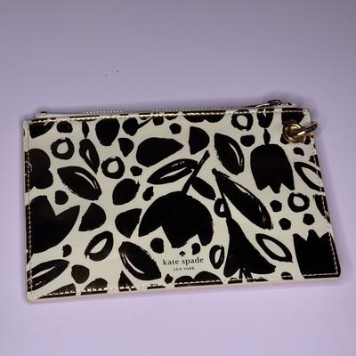 Kate Spade Office | Kate Spade Abstract Luminous Pink Pencil Case Nwot | Color: Black/White | Size: Os