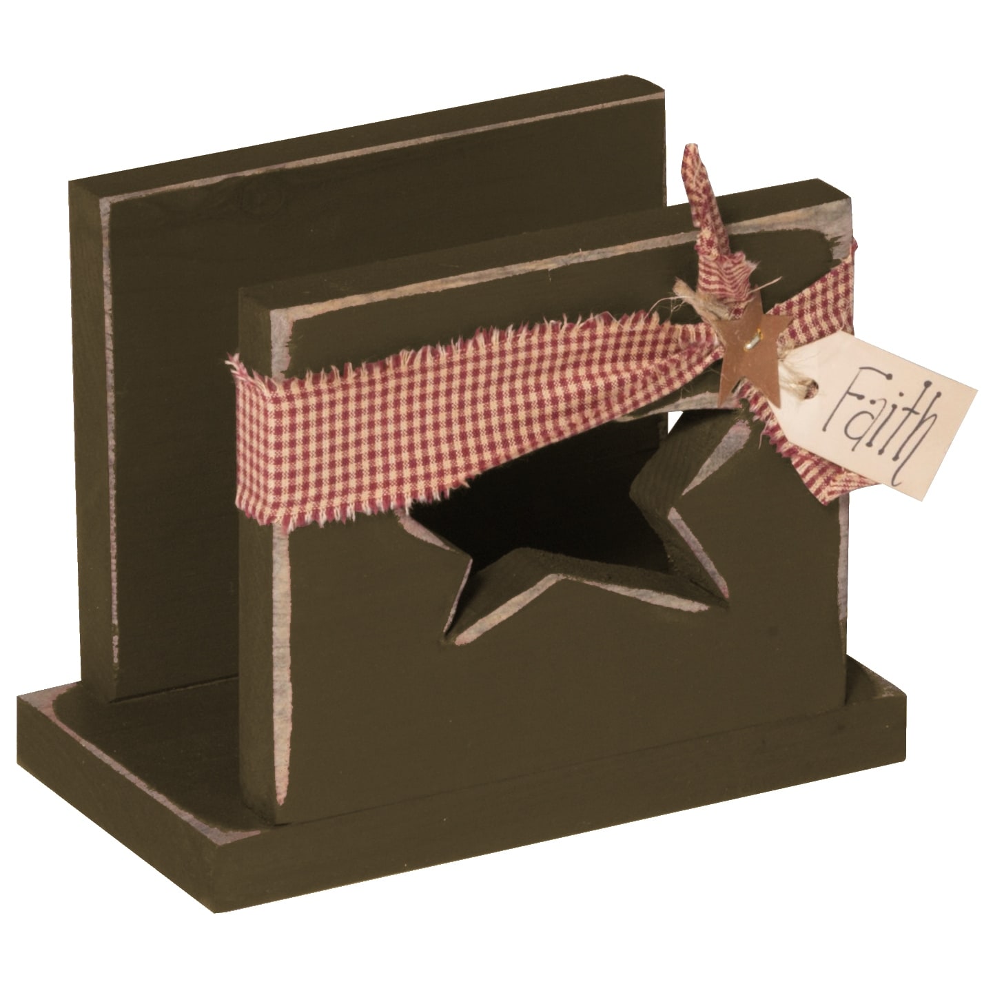 Amish-Made Pine Napkin Holder