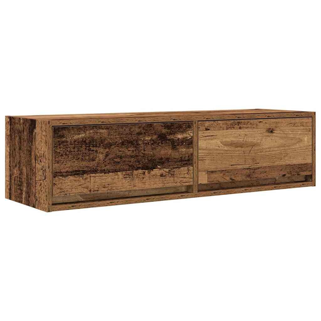 vidaXL TV-Schränk Altholz 100 x 31 x 25,5 cm Holzwerkstoff Image