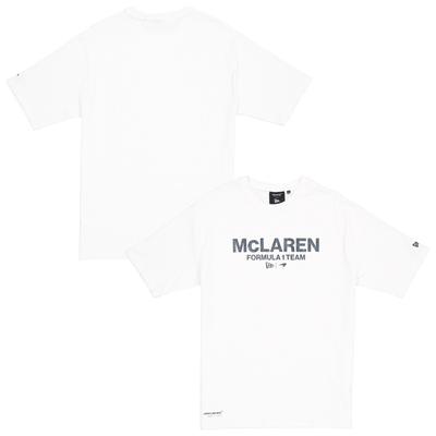 McLaren New Era Wordmark T-Shirt – Weiß Image