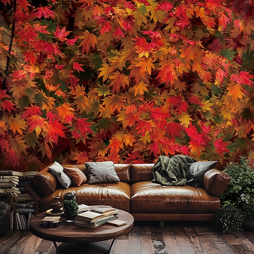 Tapisserie Decke Wandbehänge Landschaft Natur Baum 3D Schlafzimmer Wohnzimmer Wohnheim Jugendzimmer Studentenwohnheim Wohndeko Image