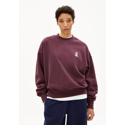 ICONIC Å ALIZAA | Sweatshirt aus Bio-Baumwolle - rot (M) Image