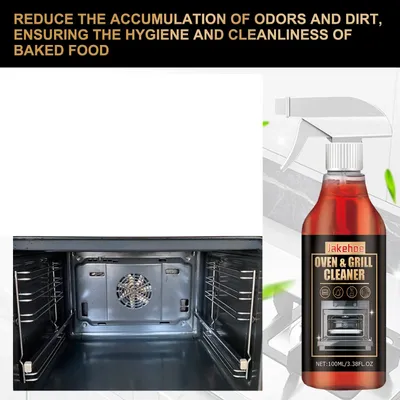 Stove Oven Foam Cleaner Quick Cleaning Inner Wall Dirt Grill Oil Stains Food Residues Unpleasant Odour Grease Stove Oven Cleaner