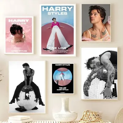 Famous Pop Singer H-Harris_Styles Poster Picture Canvas Painting Wall Art Home Decoration Print For Living Room Decor