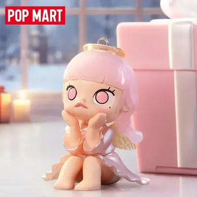 POP MART MOLLY Castle Miracle Box Series Blind Box Mystery Box Kawaii Ornaments Figurines Home Decor Desktop Model Dolls Gilrs