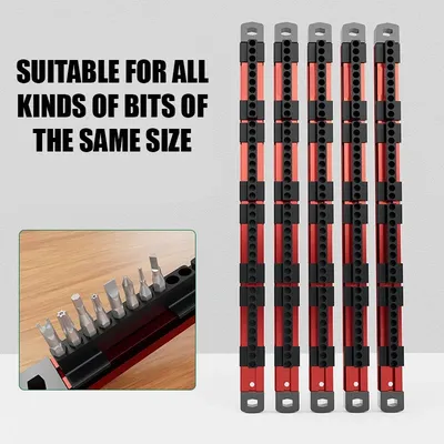 New Screwdriver Bits Holder with Magnetic Tool Organizer 40 Holes for Electrician Woodworkers Gifts