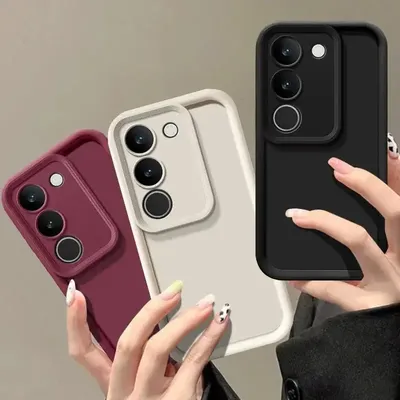 For Vivo V30 Lite 4G Case For Vovo V40 SE V40SE T3 T 3 V30Lite Mobile Phone Cases Camera Anti Drop Protection Soft Cover Carcase