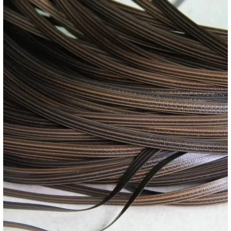 65 mt/los Kaffee farbverlauf flache synthetische rattan weben material kunststoff rattan für stricken und reparatur stuhl tisch synthetische rattan