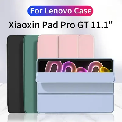 For Lenovo Xiaoxin Pad Pro GT 11.1 inch 2025 Protective Case TB710FU 11.1" Magnetic Folding PU Stand Soft TPU Back Cover