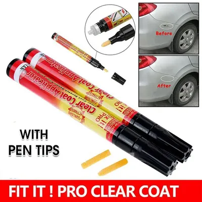 2Pcs Car Scratch Repair Remover Pen Body Door Paint Pen Scratch Repair Clear Coat Car Wash Styling Repair Pen