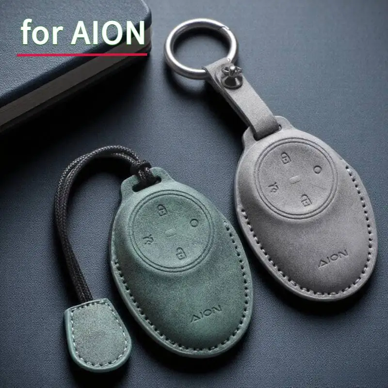 Autoschlüsselhülle für Gac AION S PLUS New Energy Trumpchi Aion V Y LX 2023 GE3 GA3S Tyrannosaurus Rex Leahter Schlüsselanhänger Image
