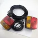 1 Set 12V 7 Pin 10M Fanale posteriore universale da traino per rimorchio LED Lampada riflettore di arresto freno per rimorchio