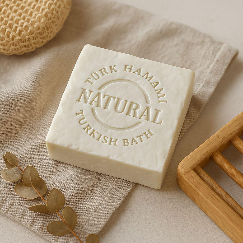Saponetta all'olio d'oliva naturale, sapone da bagno tradizionale fatto a mano, regalo di Natale, regalo di compleanno, saponetta naturale per hammam