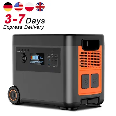 Germany Stock Portable Solar Power Station 2500w 10000w For Home Use Outdoor Camping Backup All-In-One Solar Generator MPPT