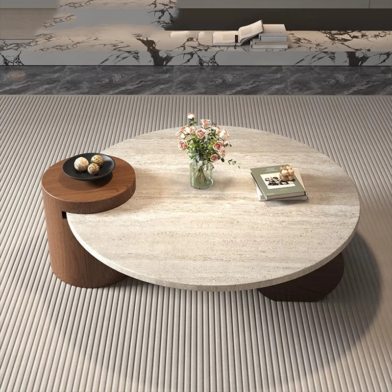 Designer-Couchtisch aus Holz, japanischer moderner nordischer Schlafzimmer-Couchtisch, minimalistisch, einzigartig, Mesa Auxiliar, Eingangshalle, Möbel Image