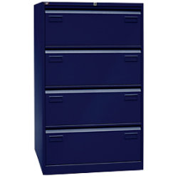 Bisley Light Hängeregistraturschrank Oxfordblau 800 x 622 x 1.321 mm