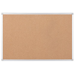 Bi-Office Earth Pinnwand Nicht magnetisch Wandmontage Kork 90 (B) x 1,2 (T) x 180 (H) cm Aluminium Braun