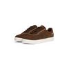 Plateausneaker TOMMY HILFIGER "CASUAL SUEDE SNEAKER", Damen, Gr. 36, braun (dunkelbraun), Veloursleder, sportlich, Schuhe, Freizeitschuh, Halbschuh, Schnürschuh mit seitlicher Logoprägung
