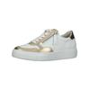 Sneaker PAUL GREEN "Paul Green Sneaker Glattleder", Damen, Gr. 38,5, weiß (weiß, gold), Glattleder, casual, Schuhe