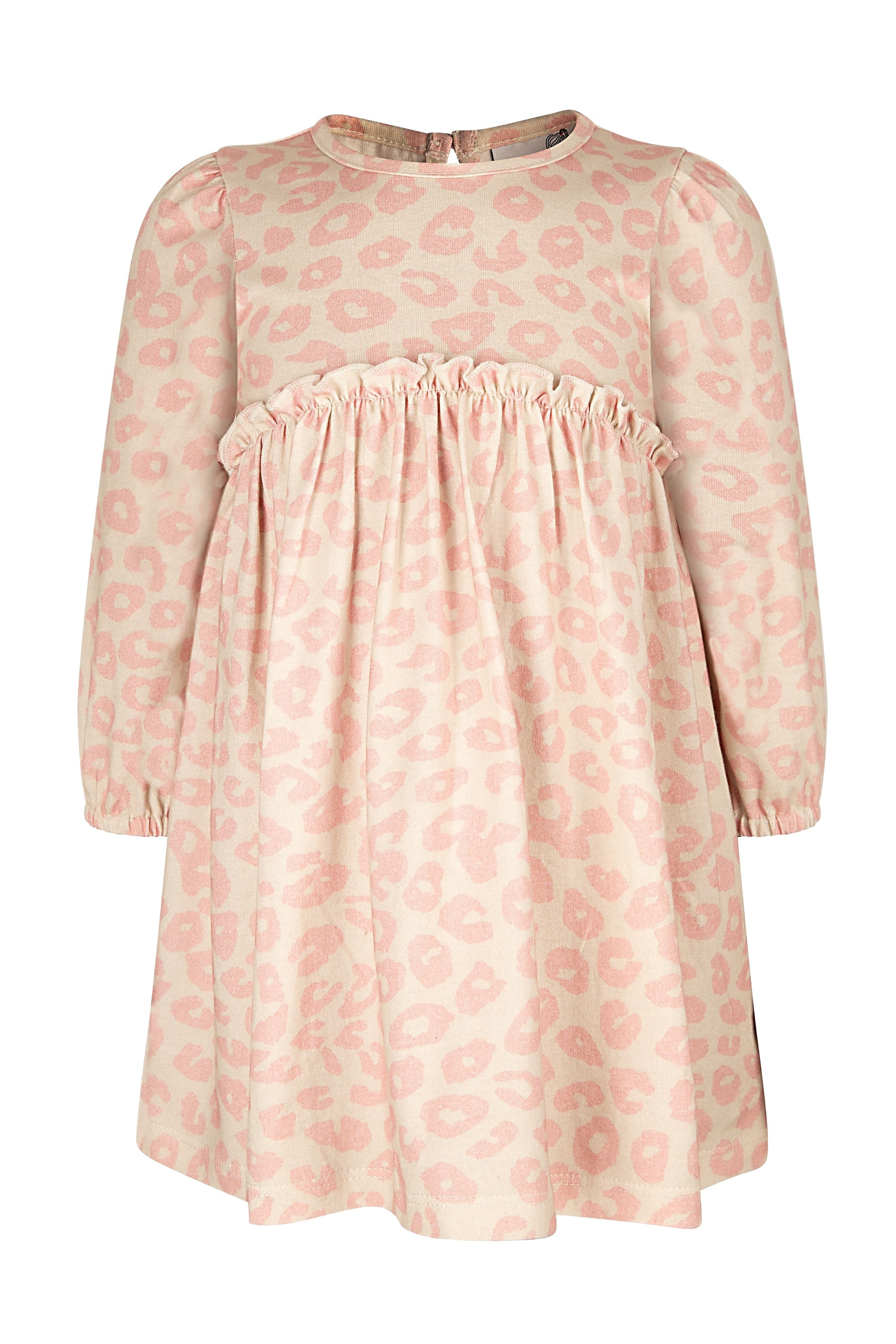 Sommerkleid HAPPY GIRLS "dress", Mädchen, Gr. 128, EURO-Größen, beige, Stoff, 100% Baumwolle, normal, Kleider Image