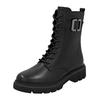 Schnürstiefelette REMONTE "Remonte Stiefelette Leder", Damen, Gr. 43, schwarz (schwarz, schwarz), Leder, casual, Schuhe