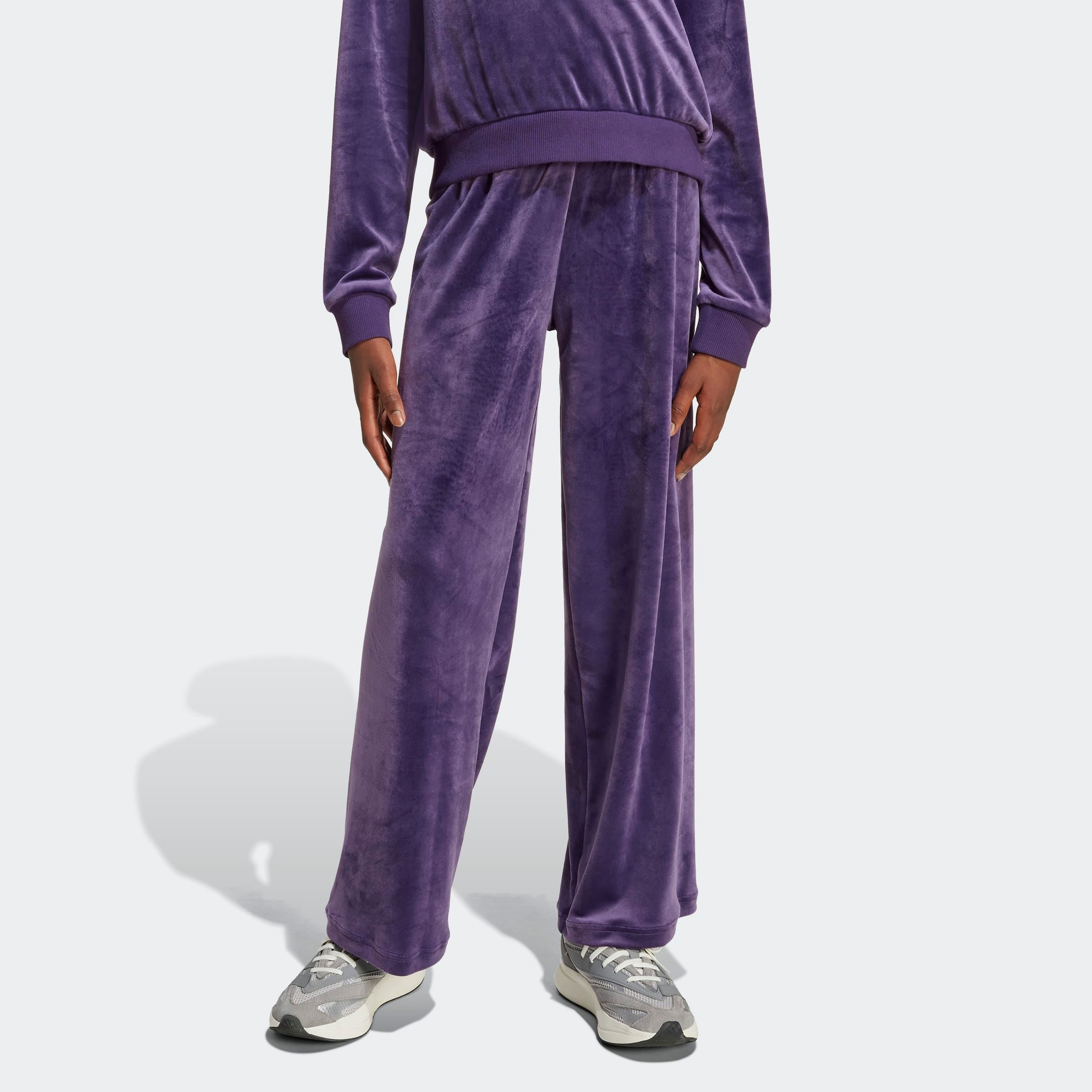 Sporthose ADIDAS SPORTSWEAR "JG HLD PT", Kinder, Gr. 170, N-Gr, aurora plum, Obermaterial: 94% Polyester, 6% Elasthan, Hosen Image