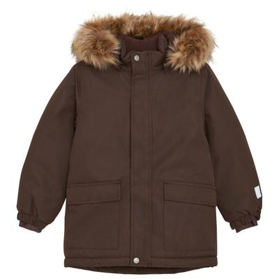 Minymo - Kid's Snow Jacket with Fur - Winterjacke Gr 110 braun