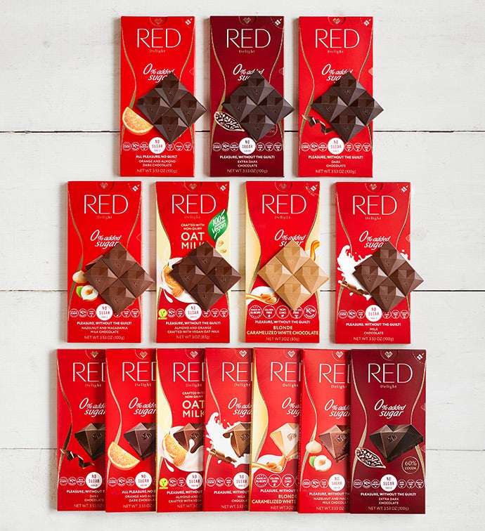 Sugar Free Chocolate Assorted Grande Tablet Pack, Family Item Food Gourmet Candy Confections Chocolate by Simply Chocolate