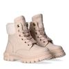 Schnürboots TOMMY HILFIGER, Kinder, Gr. 30, beige, Synthetik, Textil, modisch, Schuhe, Winterboots, Schnürstiefel mit Blockabsatz