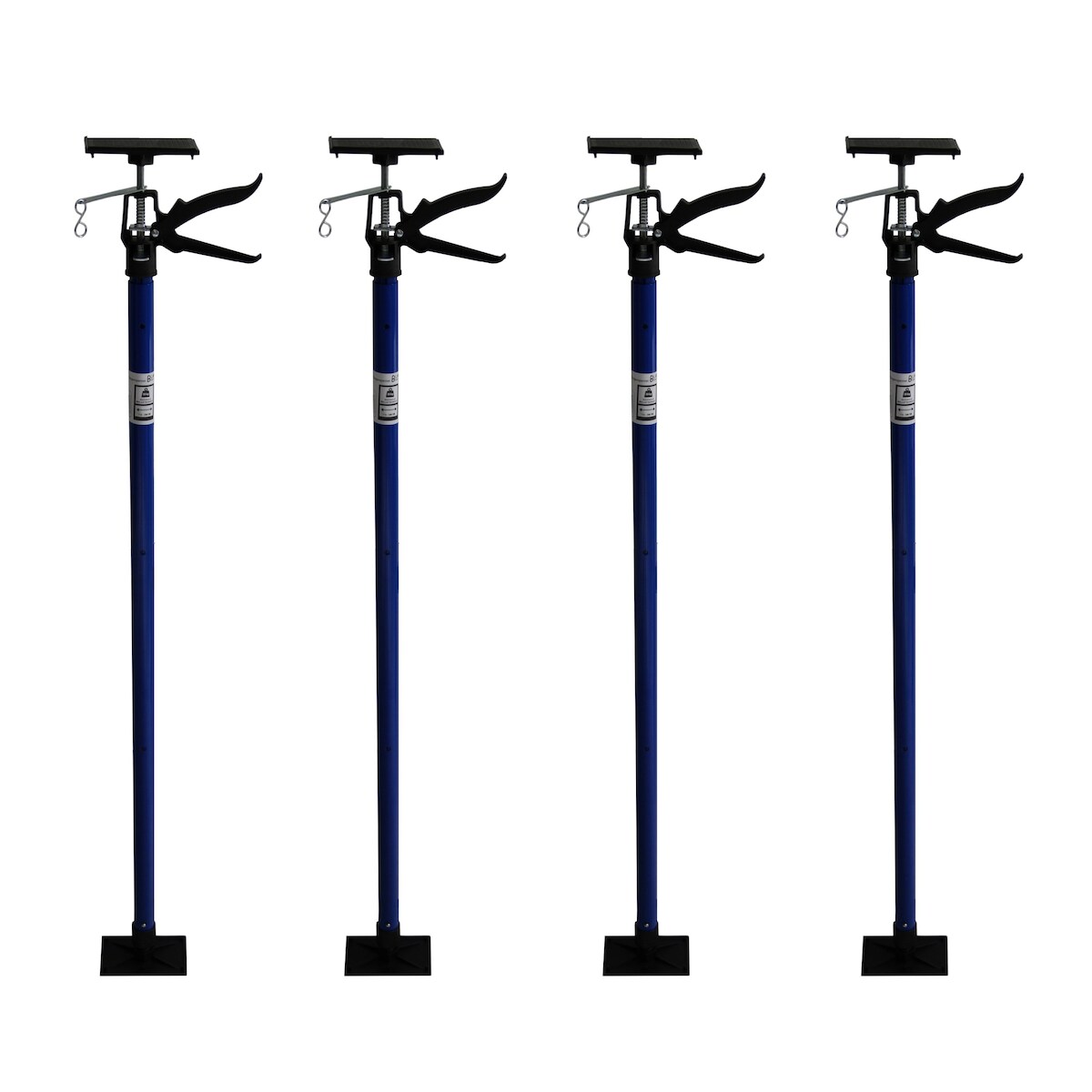 Montagestütze Deckenstütze Einhandstütze Teleskopstütze Gips 115-290cm blau 4x Image