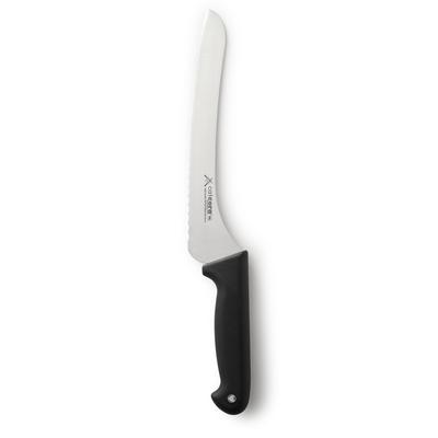 CatCora Offset Serrated Bread Knife, Professional 9-Inch German Steel Blade, Soft-Grip Handle, NSF-Certified Kitchen Knife