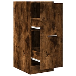 vidaXL Apothekerschrank Räuchereiche 30x41x77,5 cm Holzwerkstoff Image